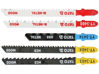 Набір пильних полотен YATO YT-3445 "MIX" 75 - 100 мм, 5 шт